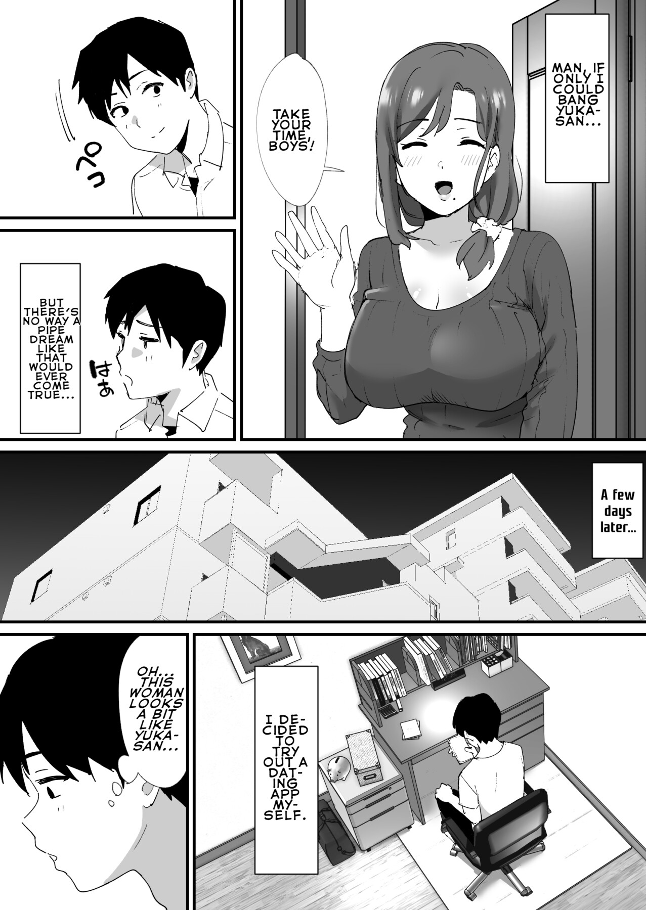 Hentai Manga Comic-The Time I Matched With My Admired Friend's Mom-Read-5